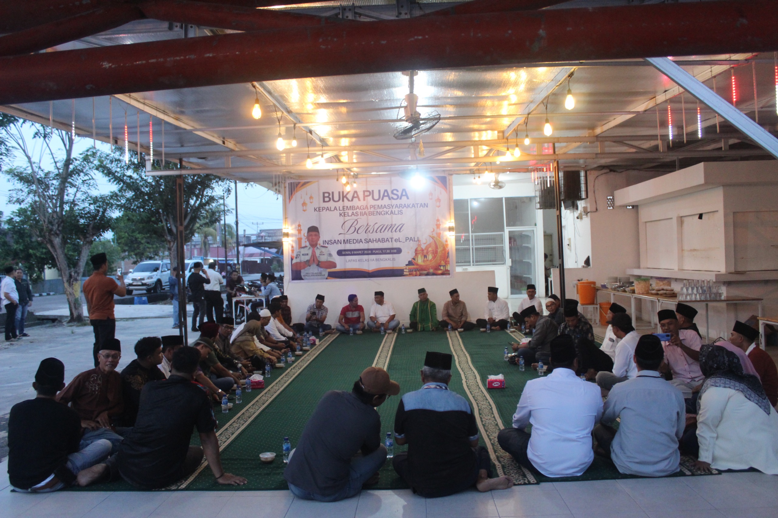 Kalapas Bengkalis Gelar Buka Puasa Bersama Insan Media Sahabat eL_PALI, Ini Pesan Kalapas