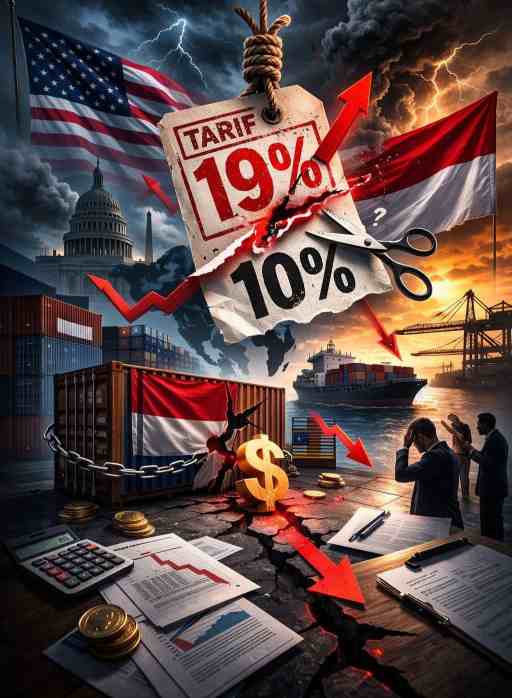 Terperangkap di Angka 19: Ironi Diplomasi Dagang RI di Tengah Gelombang Kebijakan Tarif Trump