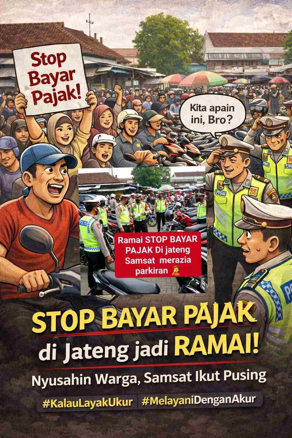 Stok Bayar Pajak di Jateng Jadi Ramai