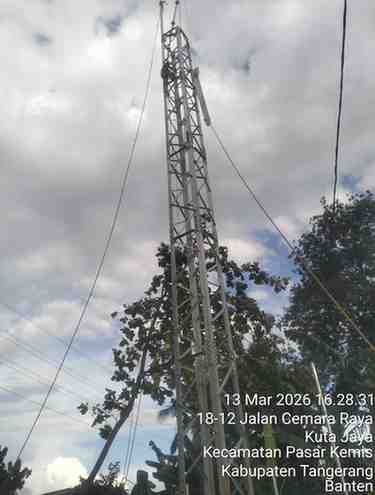 Pembangunan Tower di Kampung Terep Sindang Jaya Diduga Tidak Memiliki Izin dan Abaikan K3 