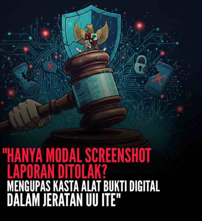 Hanya Modal Screenshot Laporan Ditolak? Mengupas Kasta Alat Bukti Digital dalam Jeratan UU ITE FB_IMG_1771674261817.jpg