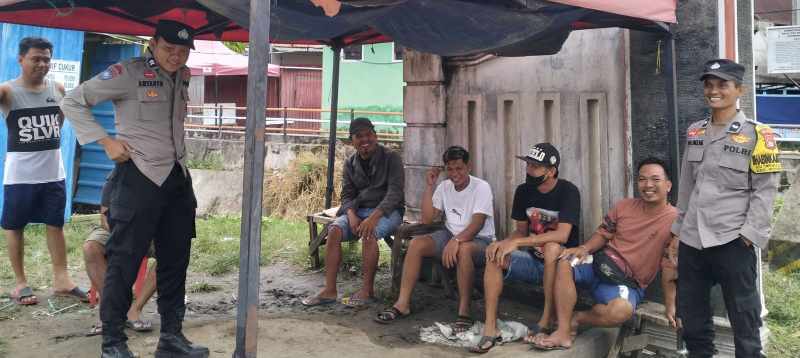 Patroli Polsek Urban Wonomulyo, Jaga Situasi Kamtibmas Tetap Kondusif