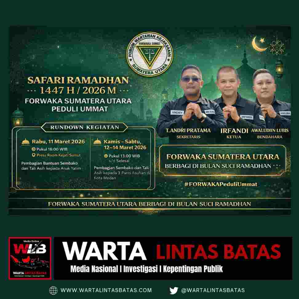 FORWAKA Sumut Gelar Safari Ramadhan 1447 H, Santuni Anak Yatim dan Bagikan Sembako di Medan